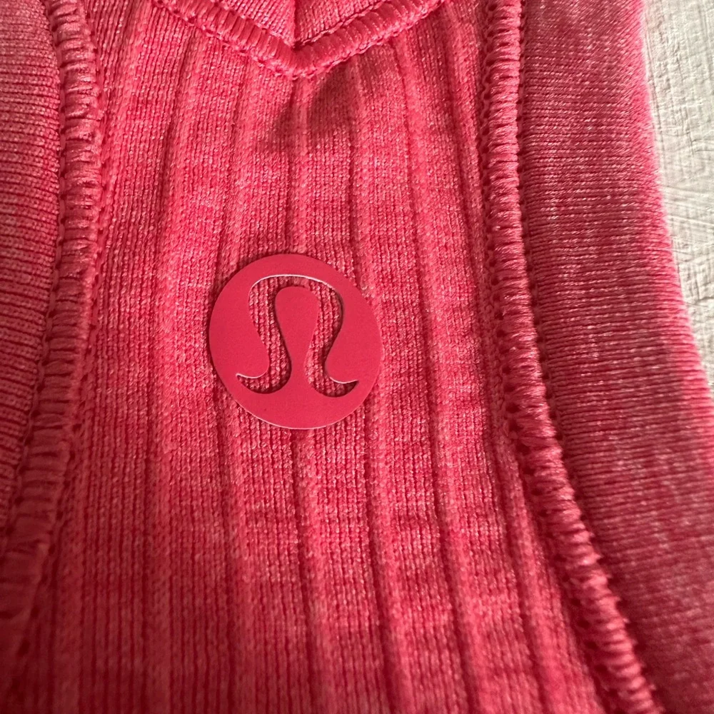 ✨🍋Lululemon Ebb to Street Tank Top Pink Blossom Blush Coral size 8 - Picture 8 of 11